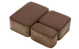  Тротуарная плитка Выбор Классико Б.1.КО.6 М 60 мм Коричневый: внешний вид